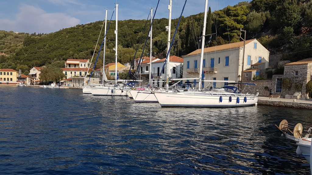 Boats in Kioni